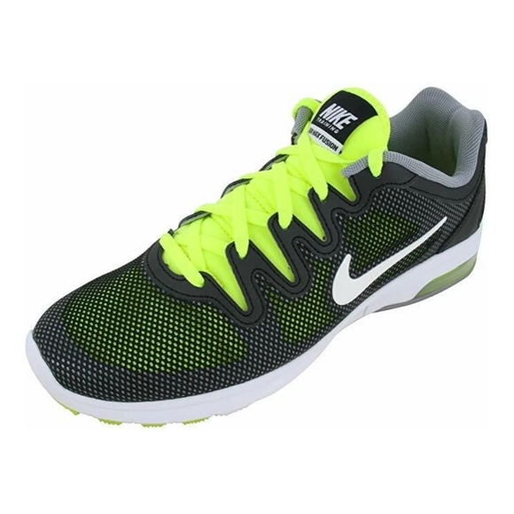 women's Nike Black and Neon Green Sneakers - Picture 2 of 5